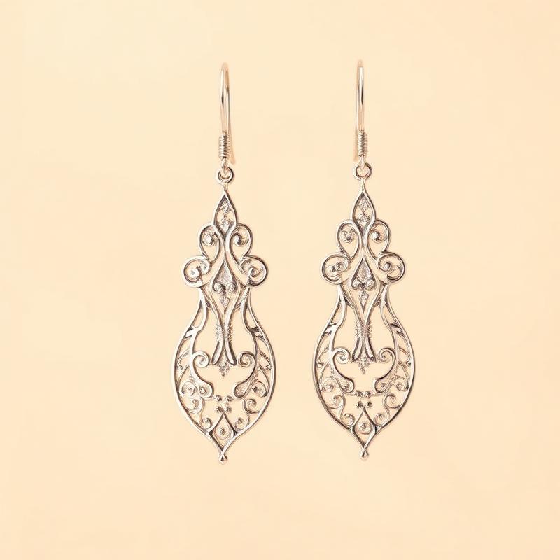 Jhilmil Silver Aura Earrings